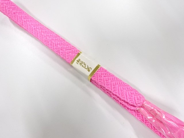 未使用品　正絹　手組帯締め
